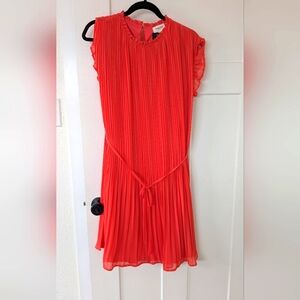 HENLY Orange Creek Pleated Dress